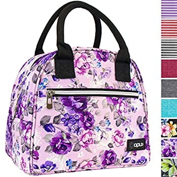 LILY BLOOM REUSABLE INSULATED LUNCH BOX TOTE BAG COOLER FLOWERS BIRD WOMEN GIRLS LILY BLOOM REUSABLE INSULATED LUNCH BOX TOTE BAG COOLER FLOWERS BIRD WOMEN GIRLS